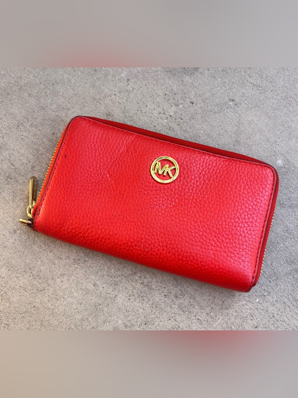 Michael Kors burnt orange wallet